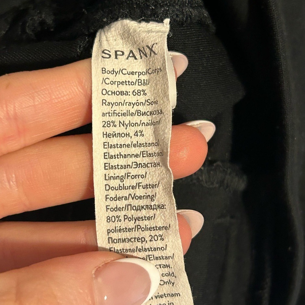 SPANX smooth™ PerfectFit Ponte Flare Pants SPANX® black Sz 1X 35x34 - Picture 7 of 10